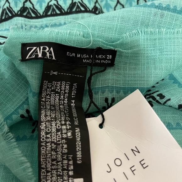 Zara,scarf size M brand new with tag - Picture 3 of 5